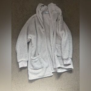 Cozy Sherpa Hooded Cardigan